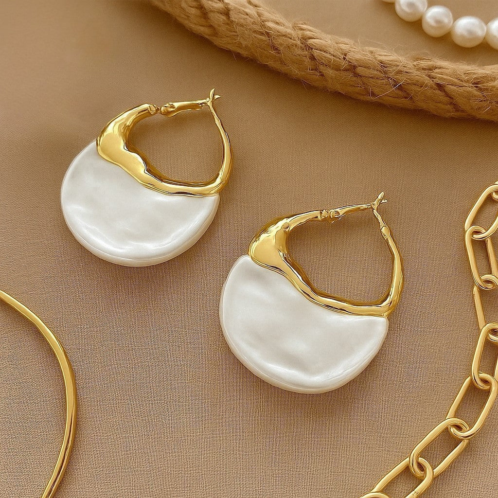 Aurora Tide Irregular Earrings