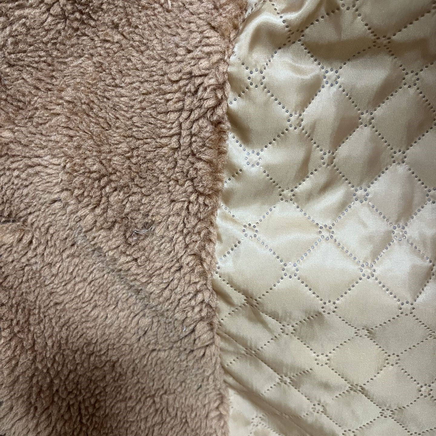 Teddy-Plush Sleeveless Vest Coat