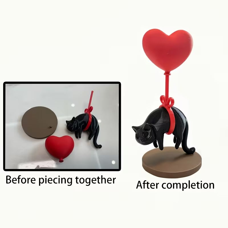 Love on a String – Floating Cat Ornament