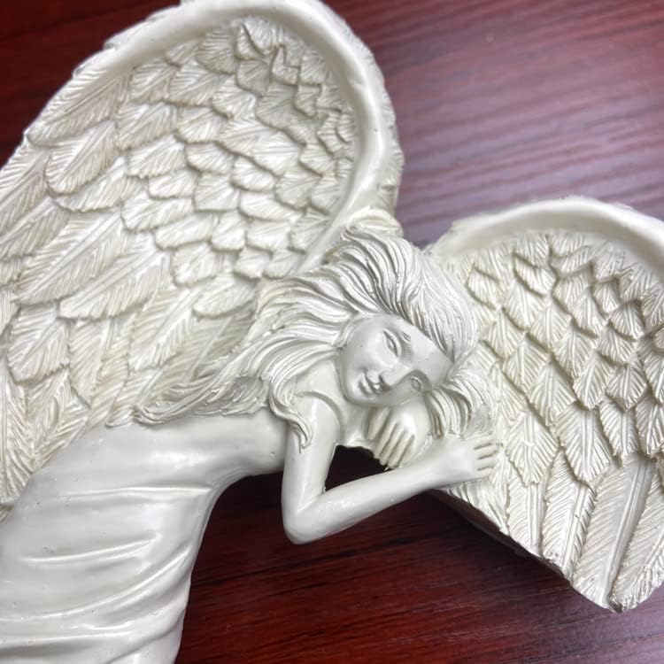 Heaven's Gatekeepers: Resin-Crafted Angel Wing Door Ornaments