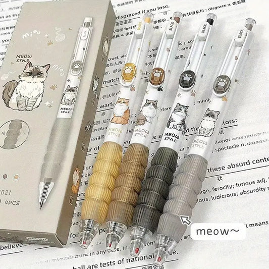 Paws and Pens: 4 Pcs Pen Set