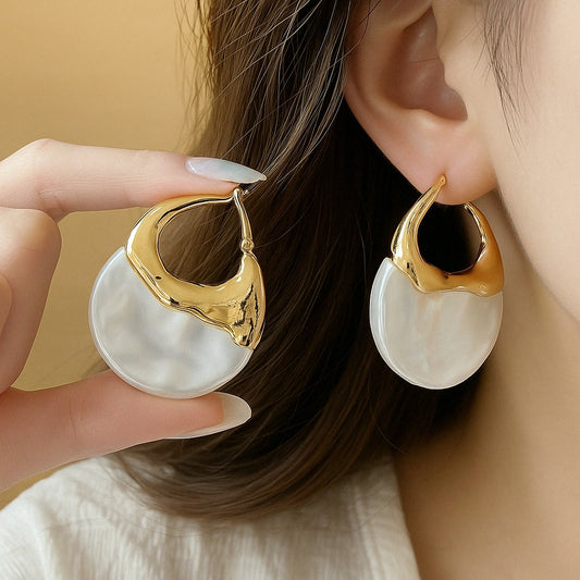 Aurora Tide Irregular Earrings