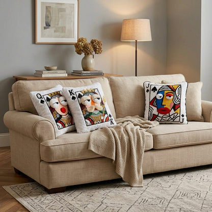 Royal Flush – Plush Playing Card Throw Pillow