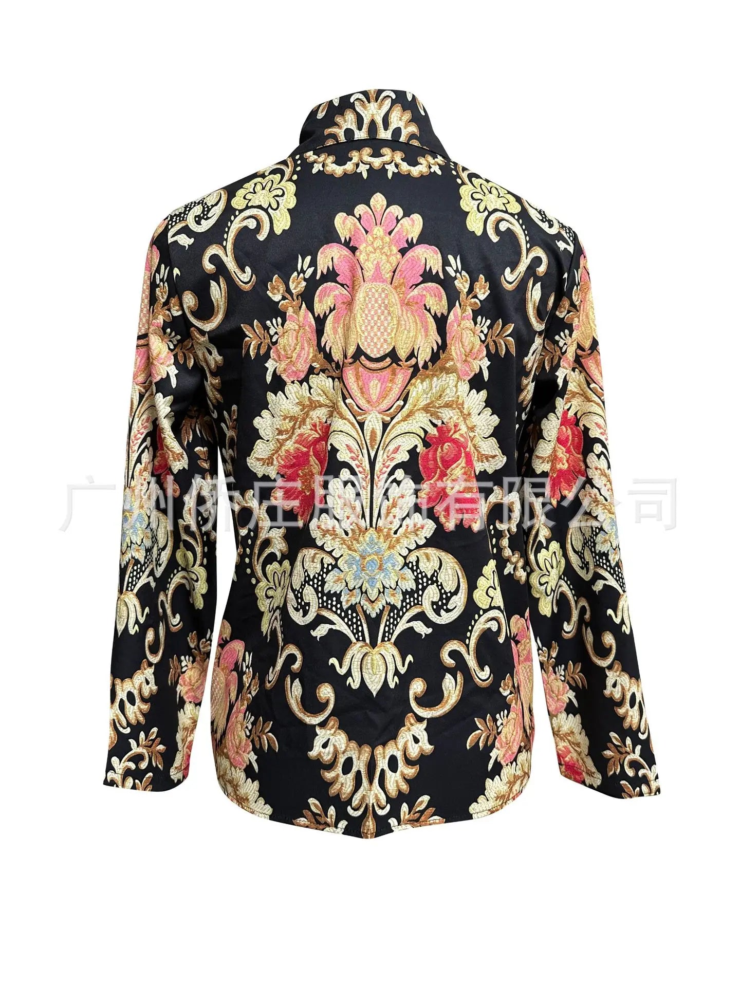 Boho Blossom Button-Up Shirt