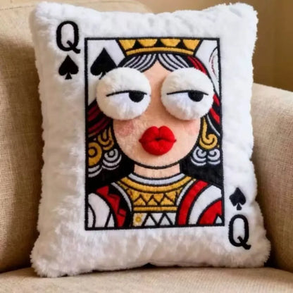 Royal Flush – Plush Playing Card Throw Pillow
