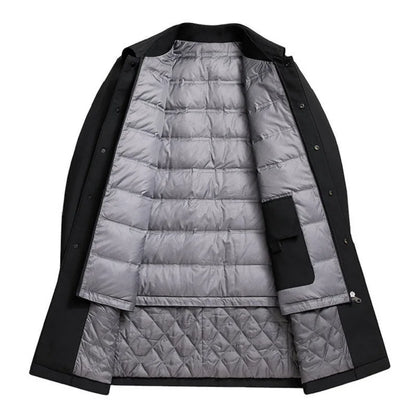 John Zaparetto Business Casual Duck Down Vest Parka