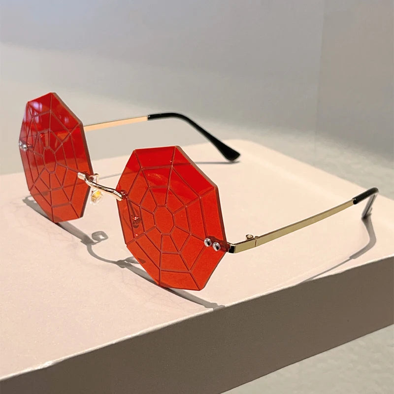 Silk and Shadow – Spiderweb Inspired Sunglasses