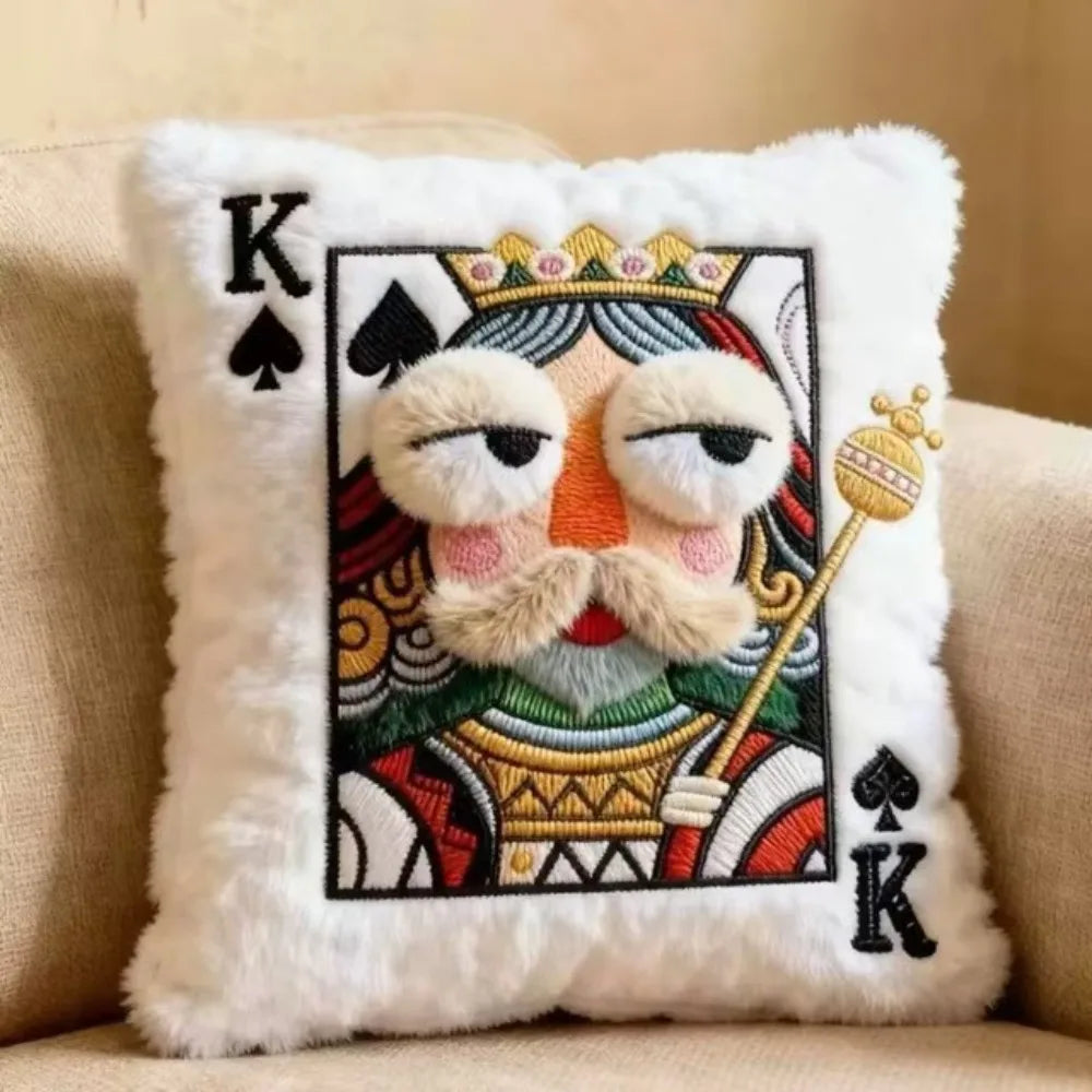 Royal Flush – Plush Playing Card Throw Pillow