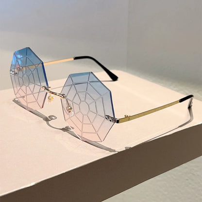 Silk and Shadow – Spiderweb Inspired Sunglasses