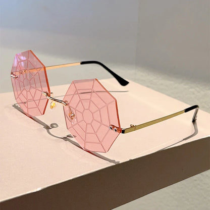 Silk and Shadow – Spiderweb Inspired Sunglasses