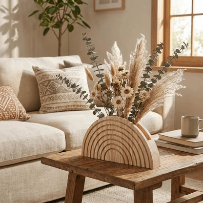 Desert Halo – Floral Display Wall Accent