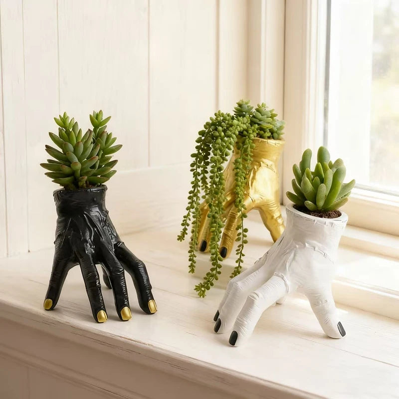 The Midnight Manicure - Spooky Hand Planters for Plant Lovers
