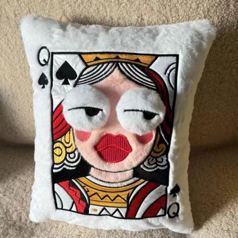 Royal Flush – Plush Playing Card Throw Pillow