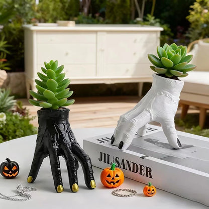 The Midnight Manicure - Spooky Hand Planters for Plant Lovers