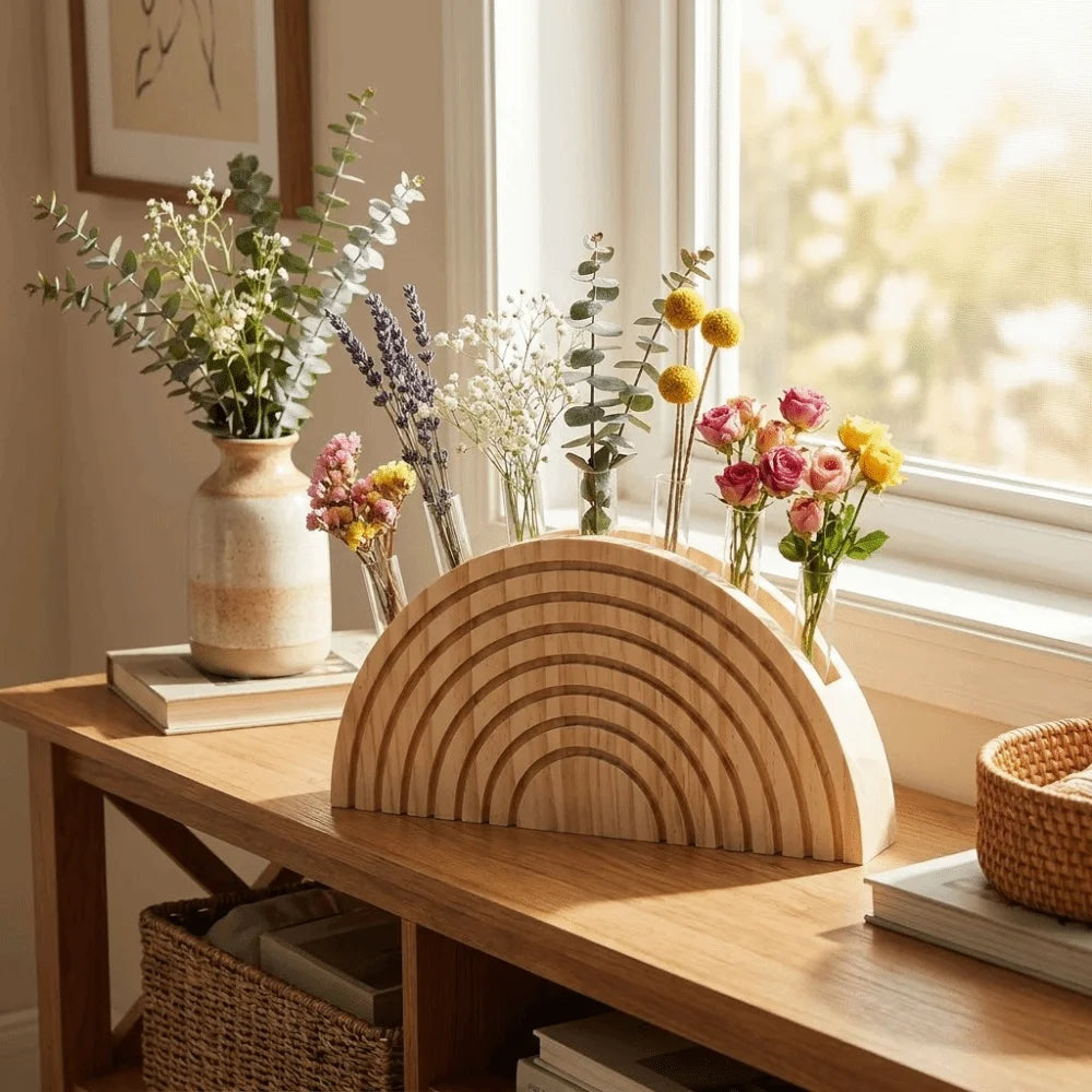 Desert Halo – Floral Display Wall Accent