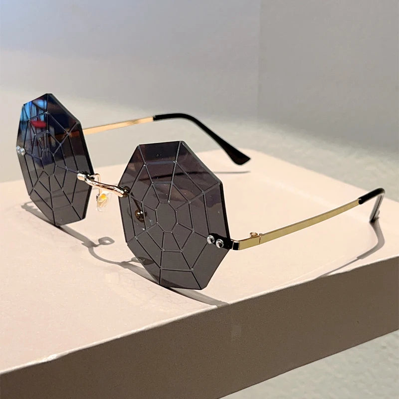 Silk and Shadow – Spiderweb Inspired Sunglasses