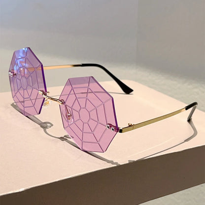 Silk and Shadow – Spiderweb Inspired Sunglasses