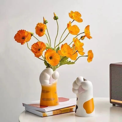 Hold My Flowers - Paw Accent Mini Vase