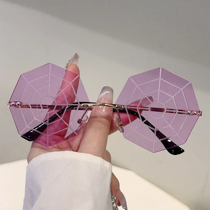 Silk and Shadow – Spiderweb Inspired Sunglasses