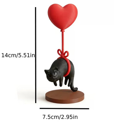 Love on a String – Floating Cat Ornament