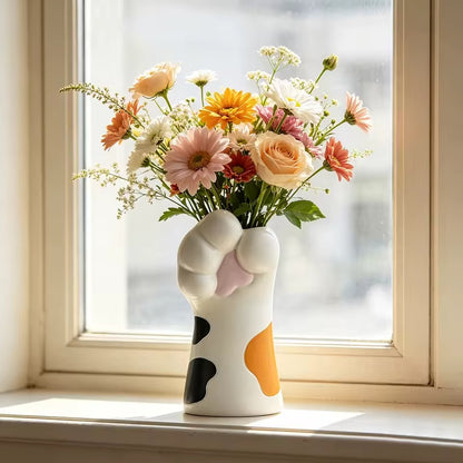 Hold My Flowers - Paw Accent Mini Vase