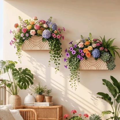 Desert Halo – Floral Display Wall Accent