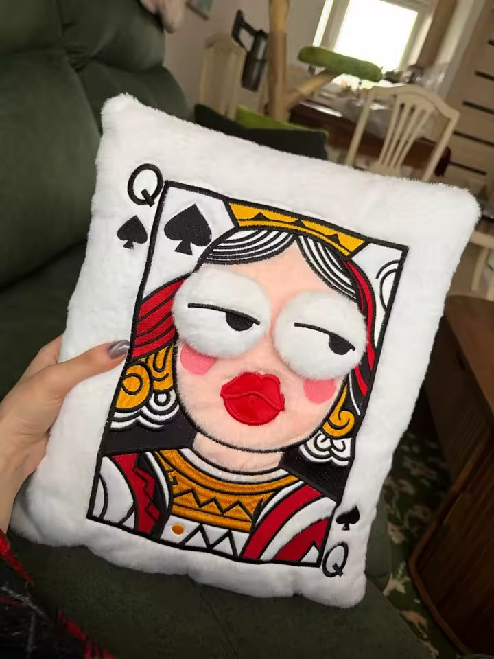 Royal Flush – Plush Playing Card Throw Pillow
